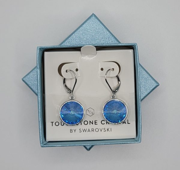 Crystal Lulu Earrings, Ocean Delite