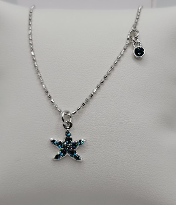 Crystal Petite Starfish Necklace