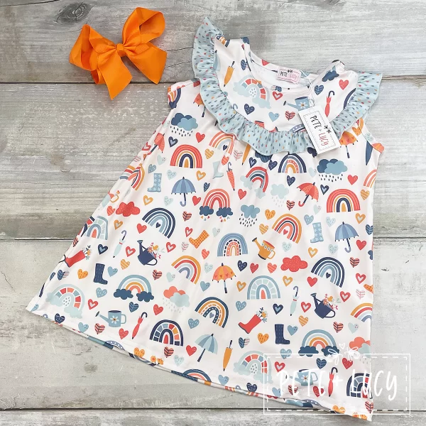 Pete and Lucy April Showers Short Sleeve Dress