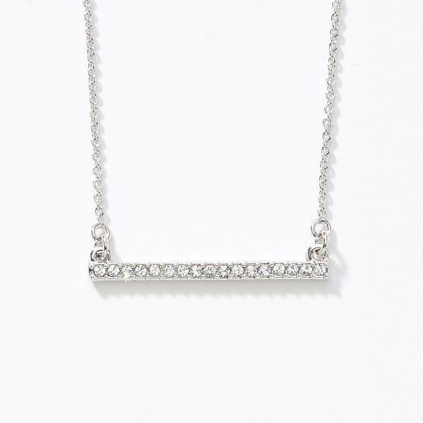 Pave Bar Necklace