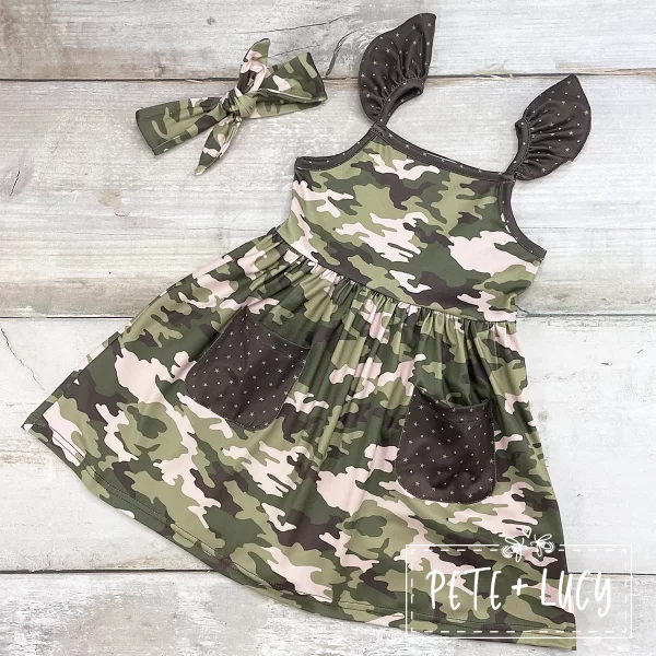 Pete and Lucy Camo Dress